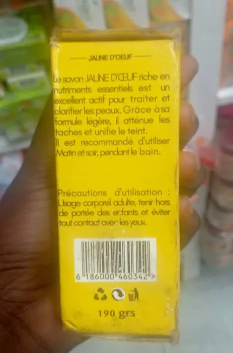 Jaune d'Oeuf Egg Yolk Soap - 7 Days Extra Strong Lightening Soap - 190g Murukali.com