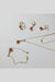 Jewelry set with red stones set of 4pcs Murukali.com