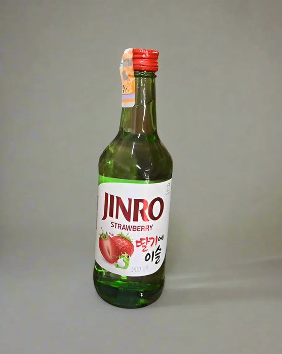 Jinro Strawberry Flavoured Liquor 13% Vol 360ml Murukali.com