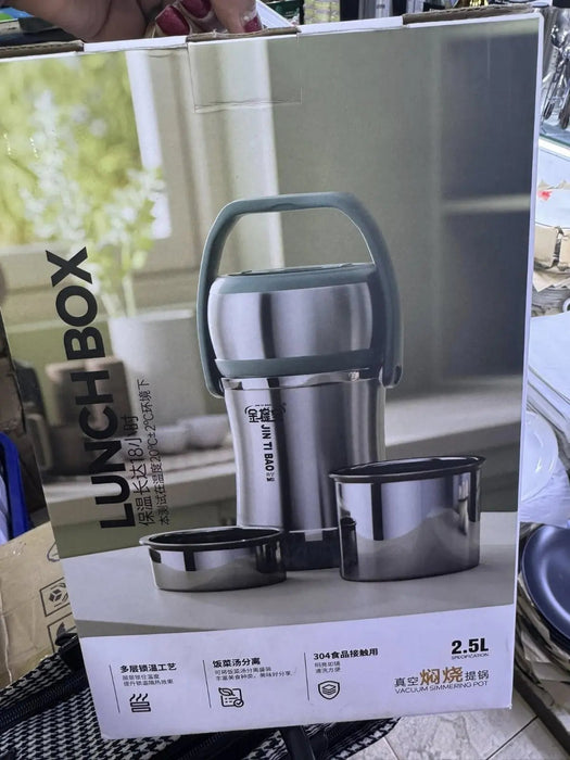 Jintibao Vacuum Insulated Lunch Box 2.0L Murukali.com