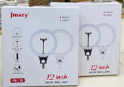 Jmary 12 Inch Selfie Ring Light (FM-12R) Murukali.com