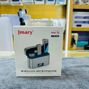 Jmary MW-15 Wireless Microphone – Dual Mic with Charging Case Murukali.com