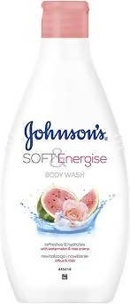 Johnson's Body Wash Soft and Energize, 400 ml Watermelon & Rose murukali.com