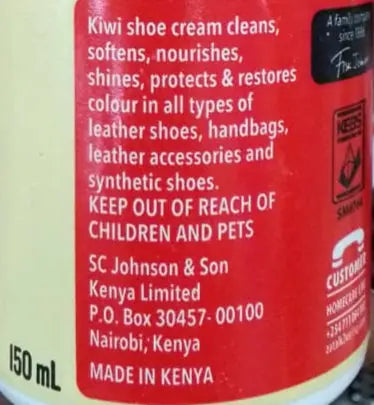 KIWI Quality Shoe Cream Neutral 150ml Murukali.com