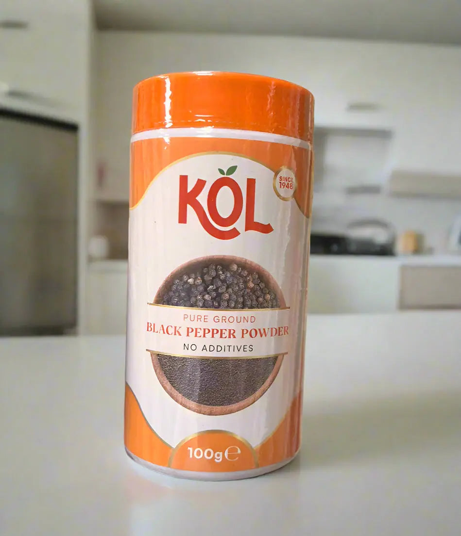 KÖL Pure Ground Black Pepper Powder 100g - Murukali.com