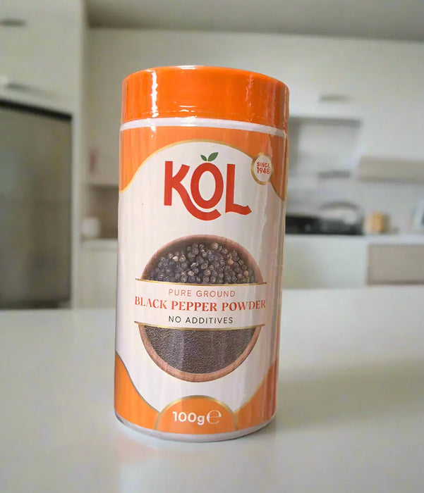 KÖL Pure Ground Black Pepper Powder 100g Murukali.com