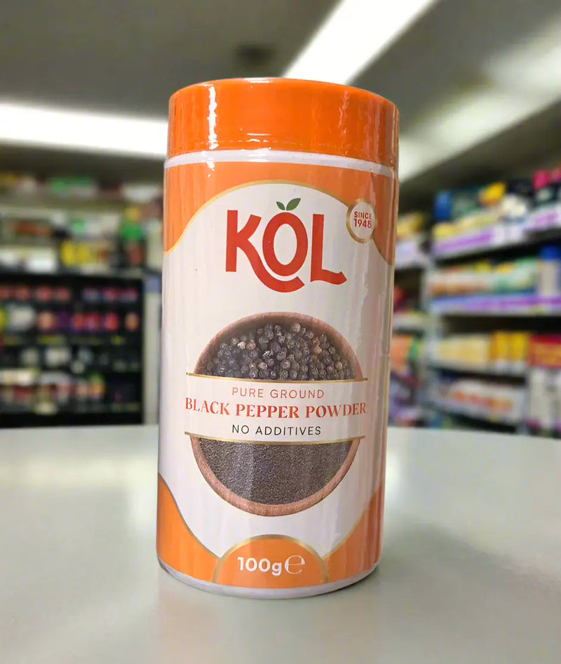KÖL Pure Ground Black Pepper Powder 100g Murukali.com