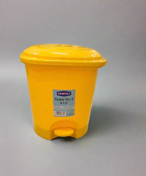 Kenpoly Pedal Bin  6L Murukali.com