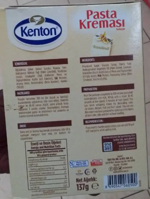 Kenton Pastry Cream Cocoa 137g Murukali.com