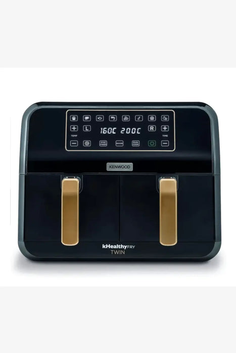 Kenwood 8 L Digital Air Fryer HFP70.000BK | Twin Basket | 1700W murukali.com