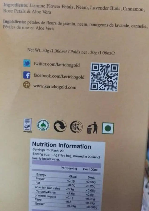 Kericho Gold Beauty Tea 20 tea bags Murukali.com