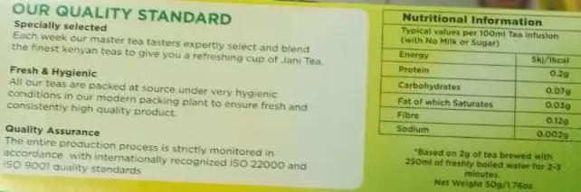 Ketepa Jani Jasmine Flavoured Green Tea 25 Bags Murukali.com