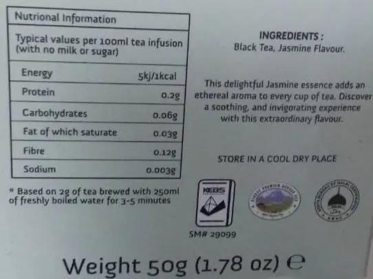 Ketepa Pride Jasmine Flavoured Black Tea 50g Murukali.com