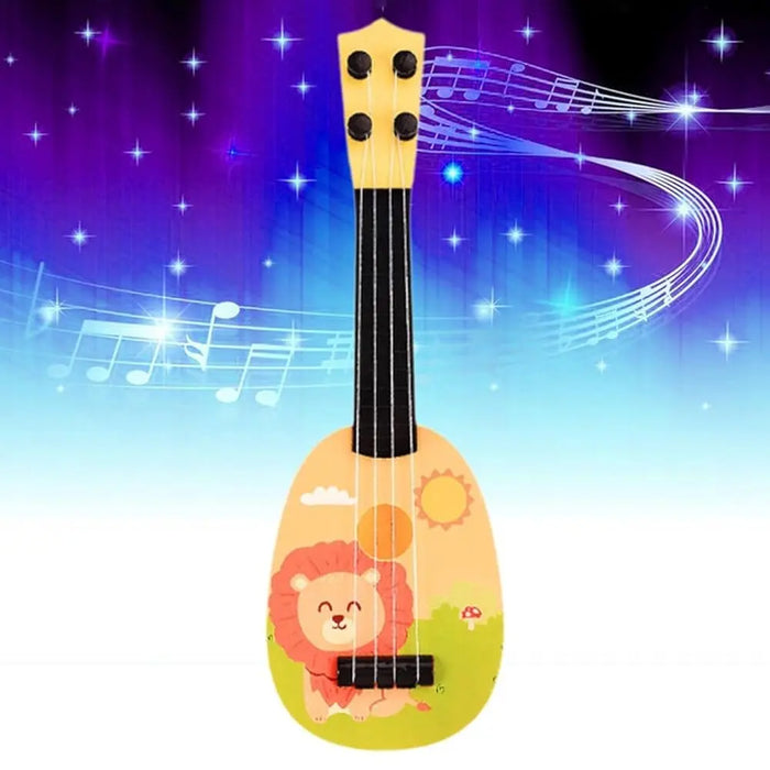 Kids Cartoon Lion Ukulele Musical Toy 3–4 years