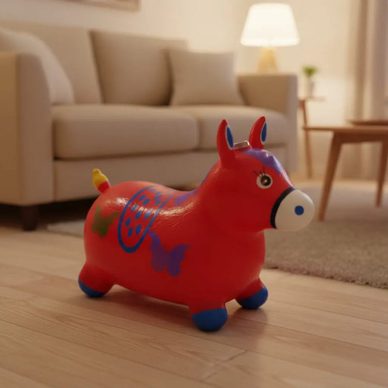 Kids Inflatable Bouncy Animal Toy – Red