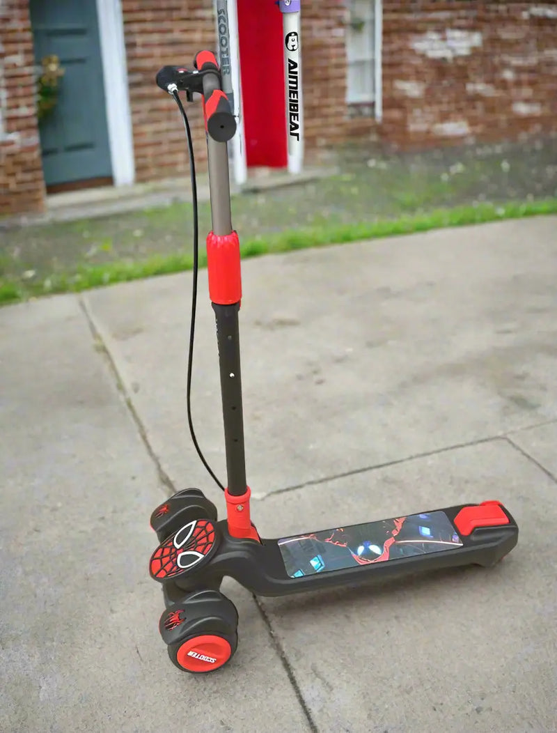 Kids' Scooter Black and Red for 3+ Years Murukali.com