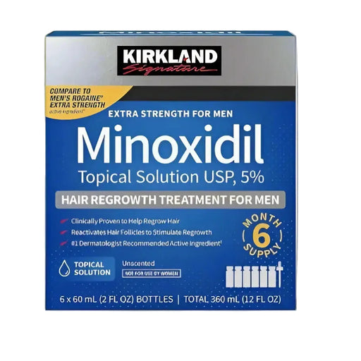 Kirkland Signature Minoxidil Topical Solution USP 5%. Murukali.com