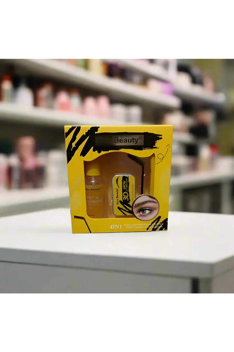 Kiss Beauty 4-in-1 Facial Brow Kit with 3D Brow Styling Murukali.com