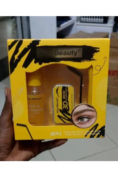 Kiss Beauty 4-in-1 Facial Brow Kit with 3D Brow Styling Murukali.com