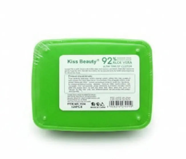 Kiss Beauty 92% Aloe Vera Cleansing Towels/Wipes  120pcs