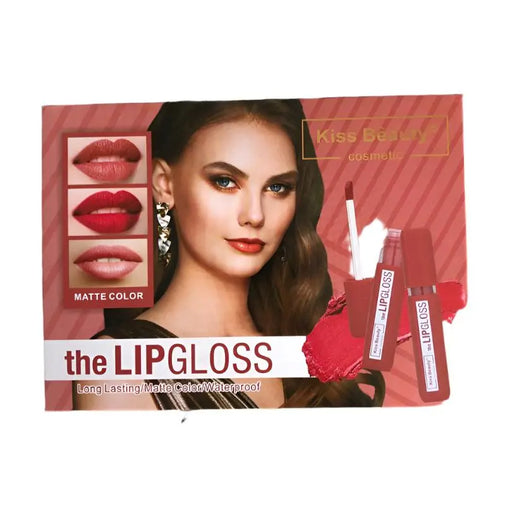 Kiss Beauty Cosmetic - the Lip-gloss Net Wt.: 3.5 mL x 48 PCS Made in China murukali.com