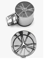 Kitchen Baking Tool - Small Silver Flour Sifter Cup murukali.com