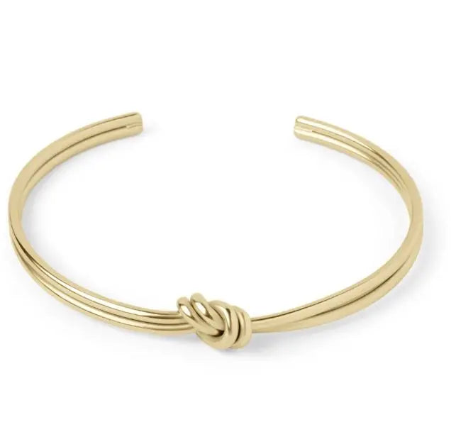 Knot Wire Cuff Bracelet, Maman Fatu