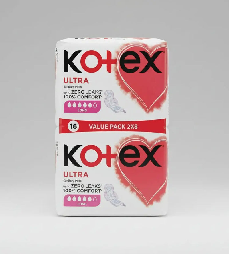 Kotex Ultra Binden – Sparpack 16 (2×8) Lang