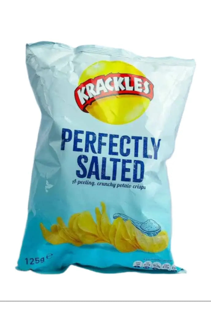 Krackles Perfectly Salted  Potato Crisps 125g murukali.com