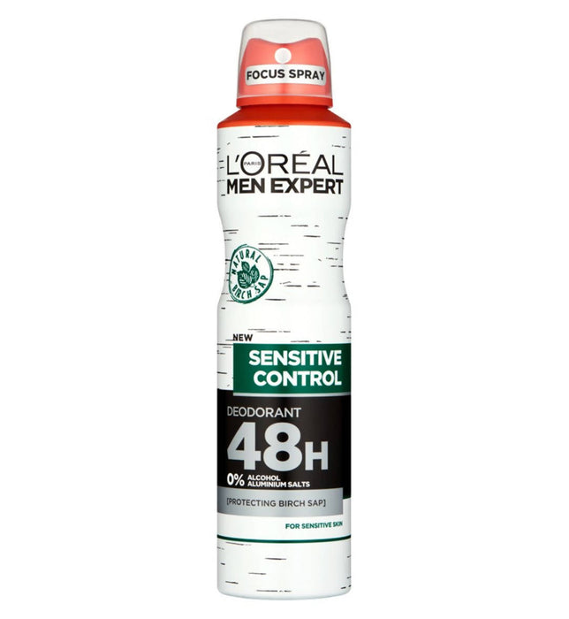 L’Oreal Men Expert Sensitive Control 48H Deodorant 250ml murukali.com