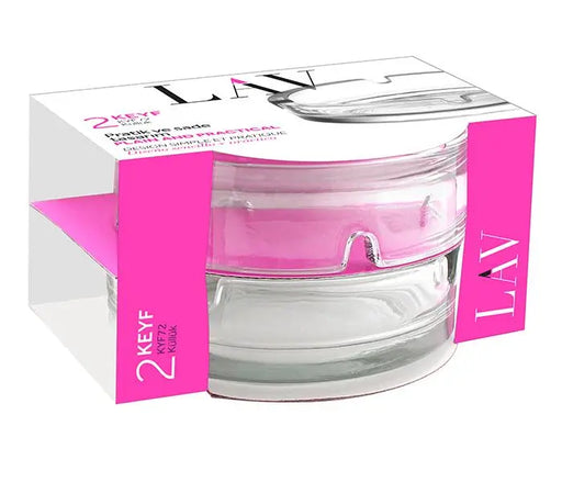 LAV Ashtray KEYF Set of 2 Cigarette Grove Stackable Murukali.com