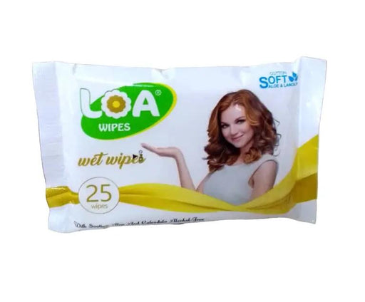 LOA Adult Wet Wipes 25pcs Murukali.com