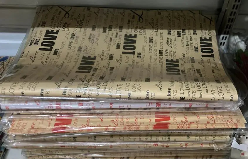 LOVE Printed Gift Wrapping Paper