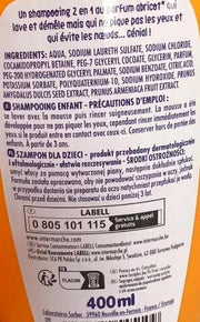 Labell Kids 2-in-1 Shampoo – Apricot Scent 400ml Murukali.com