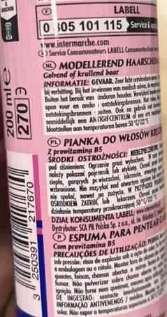 Labell Mousse Coiffante Boucles 200ml Murukali.com