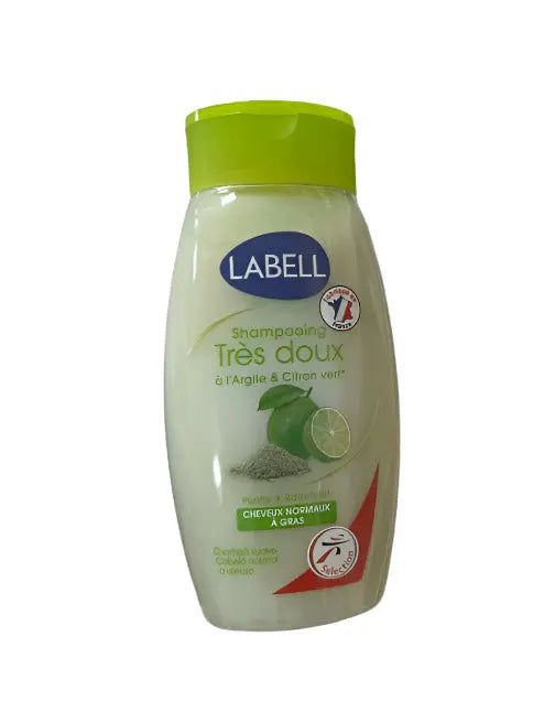 Labell Shampooing Très Doux à l'Argile & Citron Vert 250ml Murukali.com