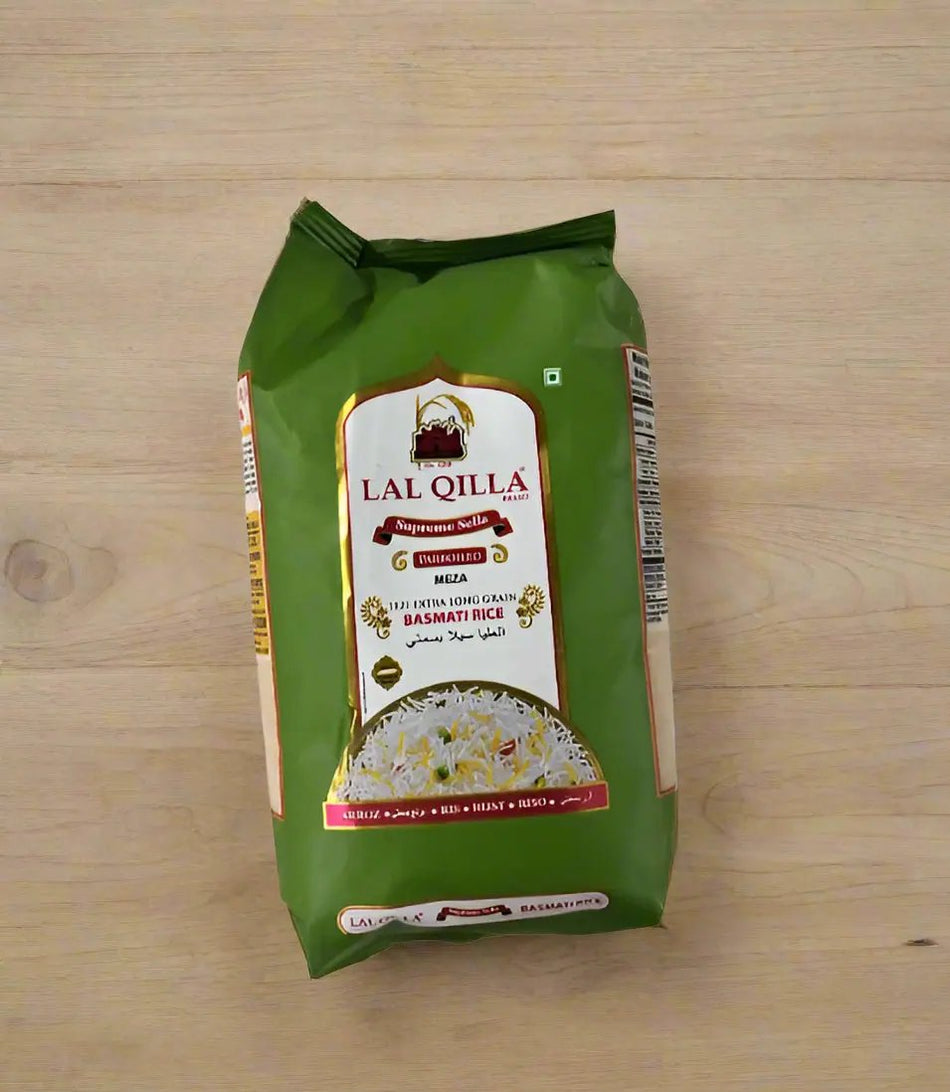 Lal Qilla Supreme 1121 Extra Long Grain Basmati Rice 1kg - — Murukali.com