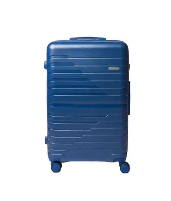 Lamer 4-Wheel Hard-Shell Trolley Suitcase – Large Blue Murukali.com