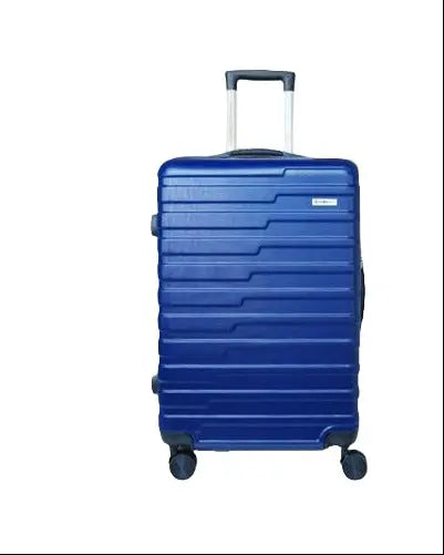 Lamer 4-Wheel Hard-Shell Trolley Suitcase – Large Blue Murukali.com