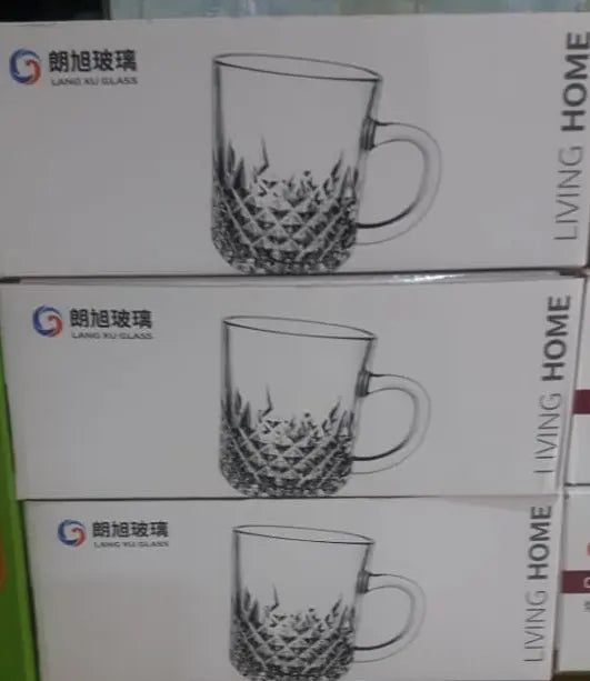 Lang Ku Glass Mugs – Set of 6pcs Murukali.com