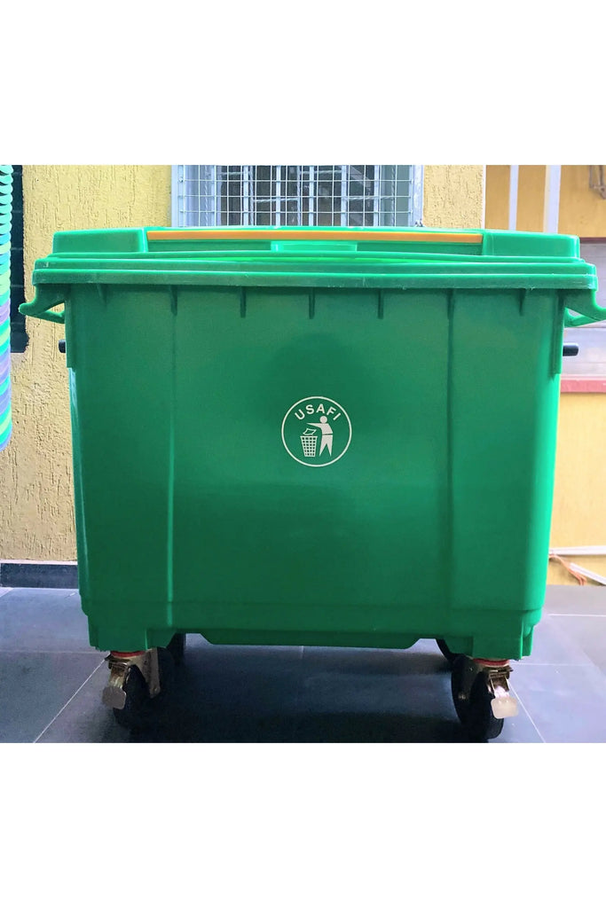 Large 660L Plastic Dustbin with Wheels - Murukali.com