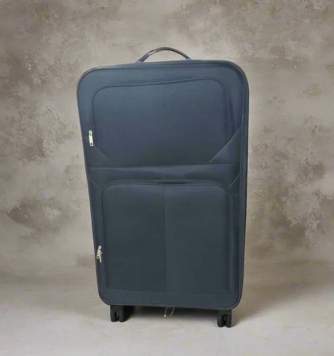 Large Black Soft-Shell Travel Suitcase 28 Size Murukali.com