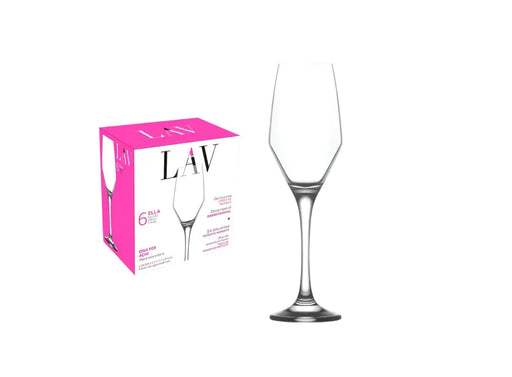 Lav Champagne Glass Wine Red Or White Set of 6 pcs Murukali.com
