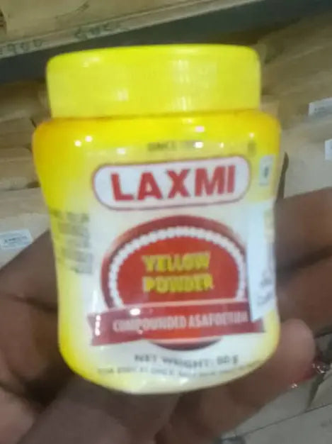 Laxmi Premium Yellow Powder Asafoetida 50g – Authentic Spice Blend Murukali.com