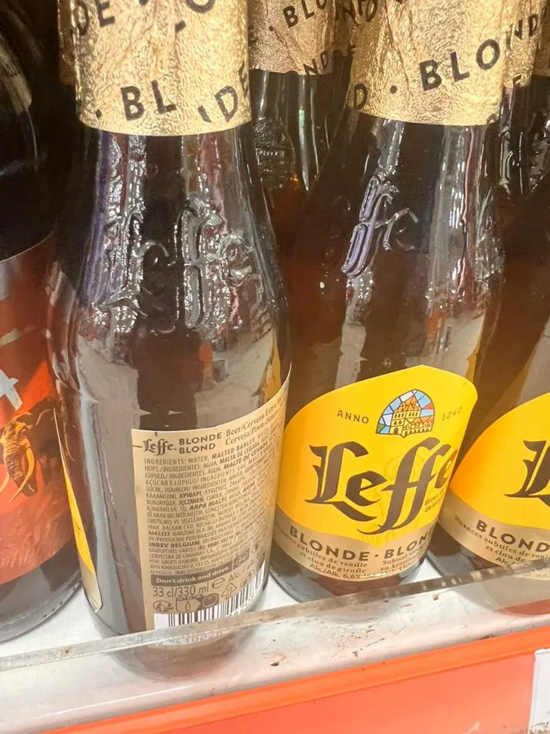 Leffe Blonde Beer Alc 6.6% 330ml Murukali.com