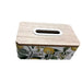 Lemon Bliss Tissue Box with Wooden Lid Murukali.com
