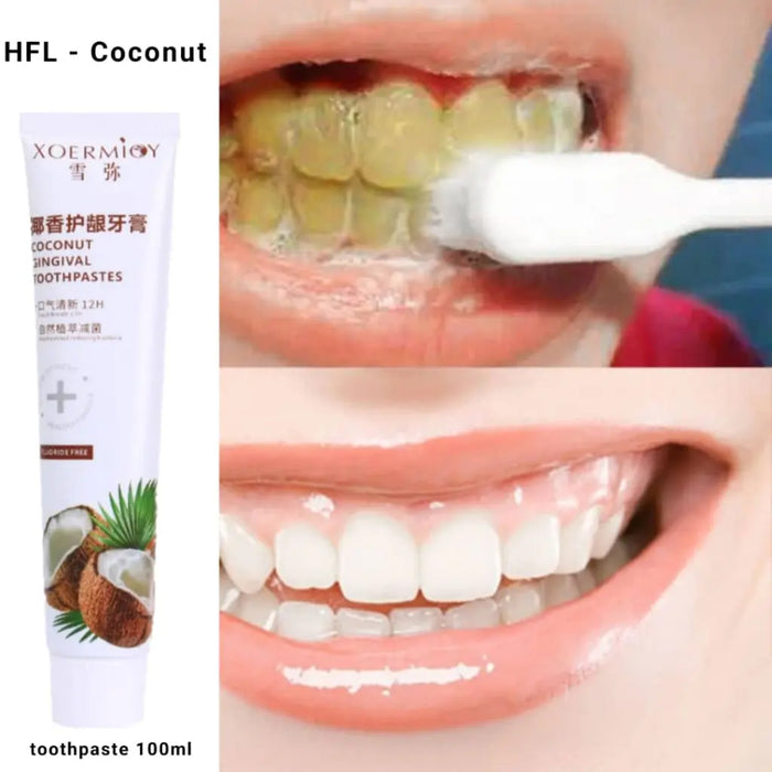 Lidercare Antimicrobial Peptide Toothpaste 100g - Coconut Oil Infused Murukali.com
