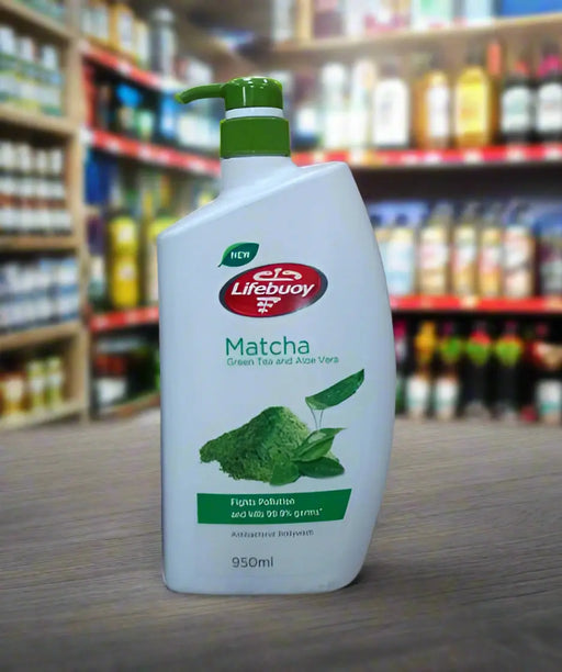 Lifebuoy Matcha Green Tea & Aloe Vera Antibacterial Body Wash 950ml Murukali.com
