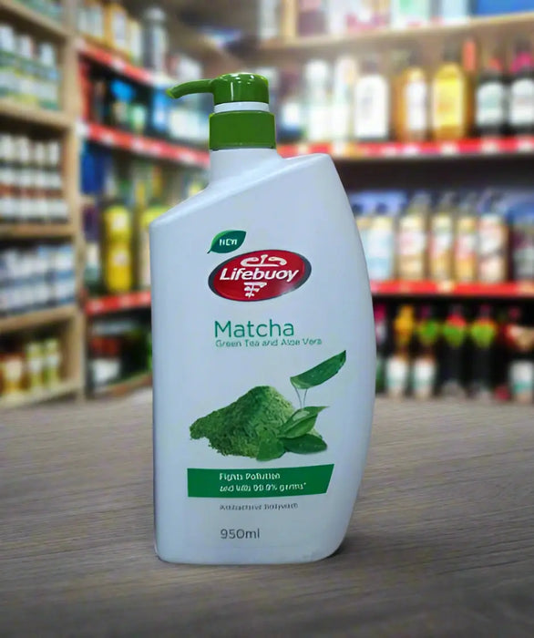 Lifebuoy Matcha Green Tea & Aloe Vera Antibacterial Body Wash 950ml Murukali.com