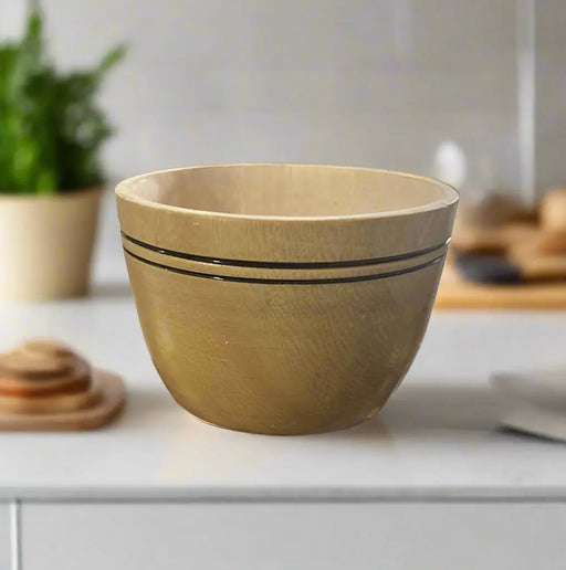 Light-Colored Wooden Bowl Hand-Turned Murukali.com